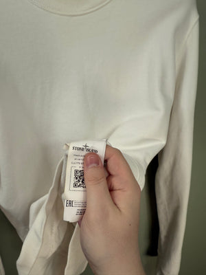 Stone Island White Jumper