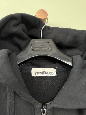 Stone Island Black Zipped Hoodie