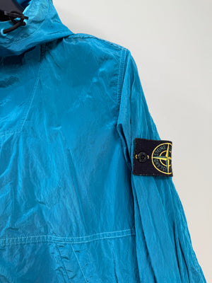 Stone Island Blue Nylon Metal Jacket