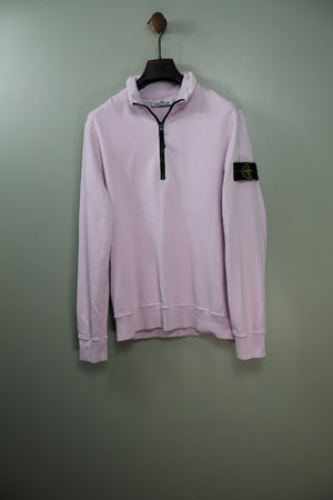 Stone Island Pink 1/4 Zip Jumper