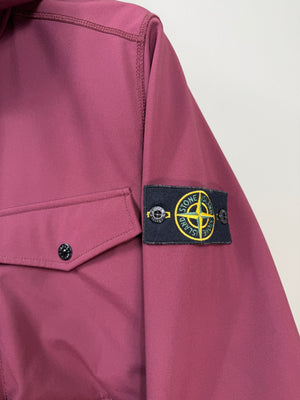 Stone Island Burgundy Soft Shell Jacket