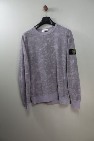 Stone Island Grey Camo Jumper
