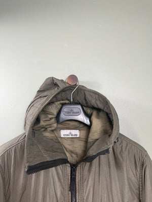 Stone Island Khaki Crinkle Reps Jacket