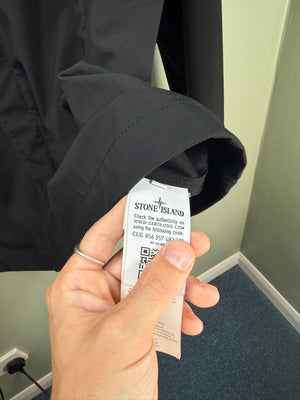 Stone Island Black Soft Shell Parka Jacket
