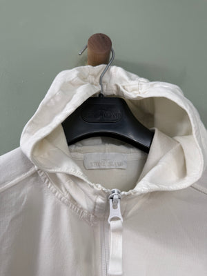 Stone Island Beige Ghost 1/4 Zip Hoodie