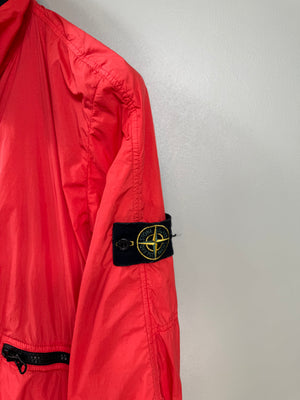 Stone Island Red Crinkle Reps Jacket