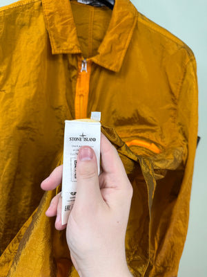 Stone Island Orange Nylon Metal Overshirt