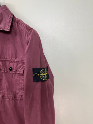 Stone Island Burgundy Overshirt