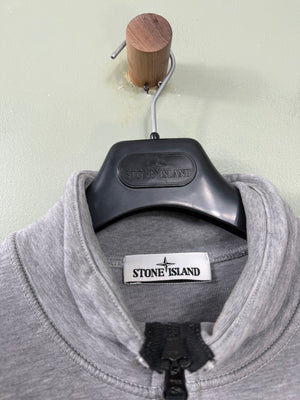 Stone Island Grey 1/4 Zip Jumper