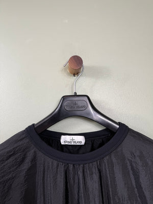 Stone Island Black Nylon Metal Jumper
