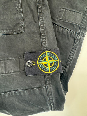 Stone Island Black Vintage Cargo Bottoms