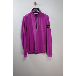 Stone Island Purple 1/4 Zip Jumper