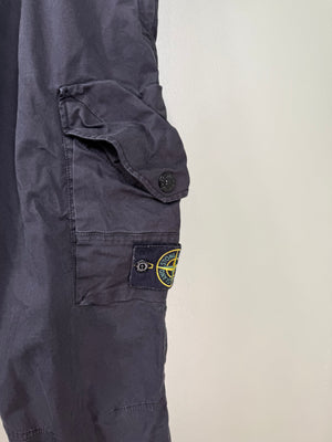 Stone Island Black RE-T Cargo Bottoms