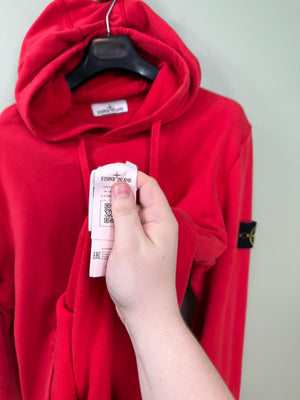 Stone Island Red Hoodie