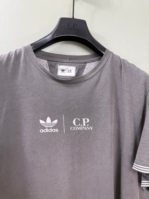 C.P. Company x Adidas Grey T-Shirt