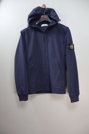 Stone Island Navy Soft Shell Jacket