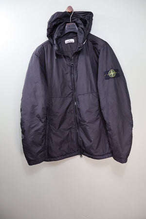 Stone Island Black Crinkle Reps Jacket