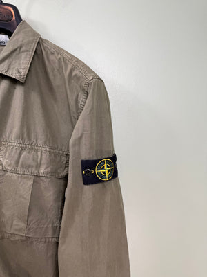 Stone Island Khaki Overshirt
