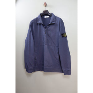 Stone Island Navy 1/4 Zip Jumper
