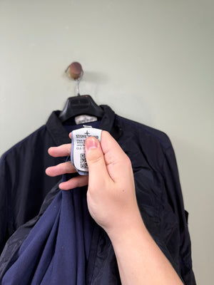 Stone Island Navy Nylon Metal Overshirt