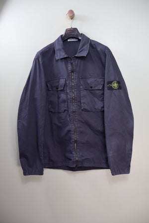 Stone Island Navy Overshirt