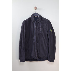 Stone Island Black Nylon Metal Overshirt