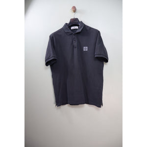 Stone Island Charcoal Grey Regular Fit Polo