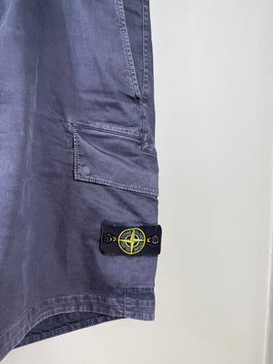 Stone Island Navy SL Cargo Shorts