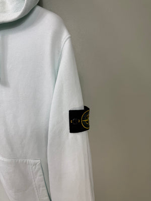 Stone Island Ice Blue Zipped Hoodie