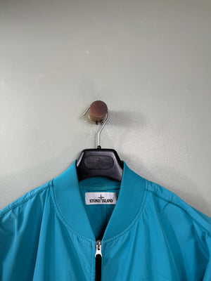 Stone Island Aqua Blue Micro Reps Bomber Jacket