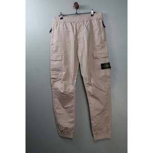 Stone Island Beige RE-T Cargo Bottoms