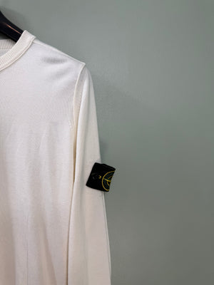 Stone Island Cream Knit Jumper