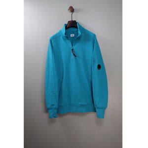 C.P. Company Aqua Blue 1/4 Zip Jumper