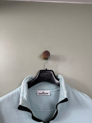 Stone Island Baby Blue 1/4 Zip Jumper