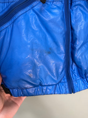 Stone Island Blue Mesh Goose Down Jacket