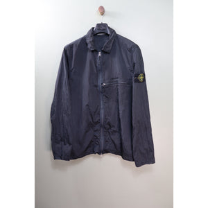 Stone Island Black Nylon Metal Overshirt