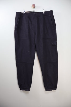 Stone Island Black Knit Ghost RE Cargo Bottoms