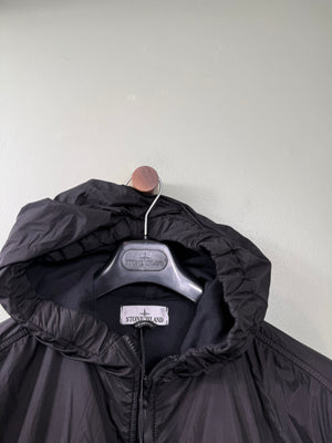 Stone Island Black Crinkle Reps + Jersey 250 Jacket