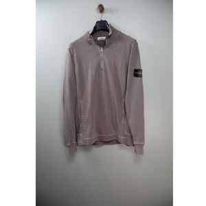 Stone Island Khaki 1/4 Zip Jumper
