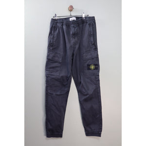 Stone Island Black RE-T Cargo Bottoms