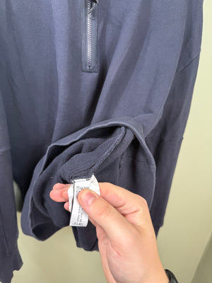 C.P. Company Navy 1/4 Zip Jumper