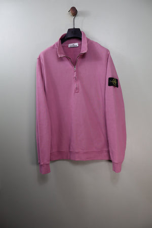 Stone Island Pink 1/4 Zip Jumper