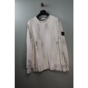 Stone Island Khaki Hand Corrosion Jumper