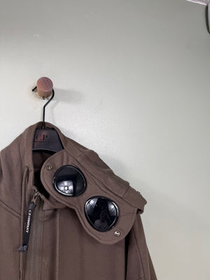 C.P. Company Khaki Goggle Hoodie