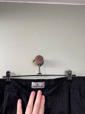 Stone Island Black RE-T Cargo Bottoms