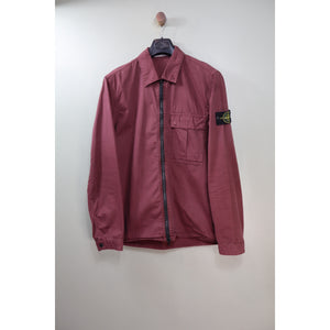 Stone Island Burgundy Overshirt