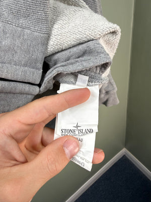 Stone Island Grey Zipped Hoodie
