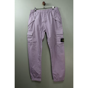 Stone Island Purple RE-T Cargo Bottoms