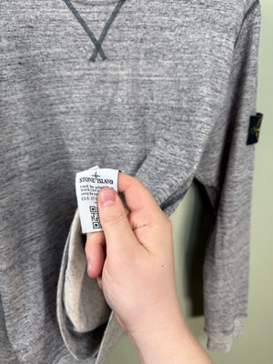 Stone Island Grey Marl Jumper