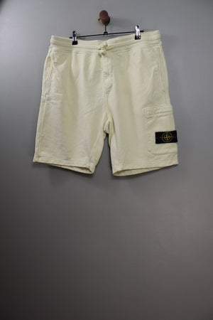 Stone Island Pastel Yellow Shorts